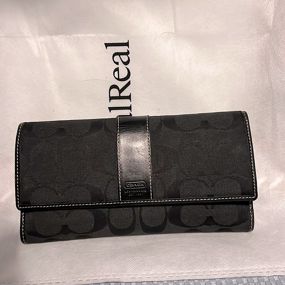 New coach wallet with check book